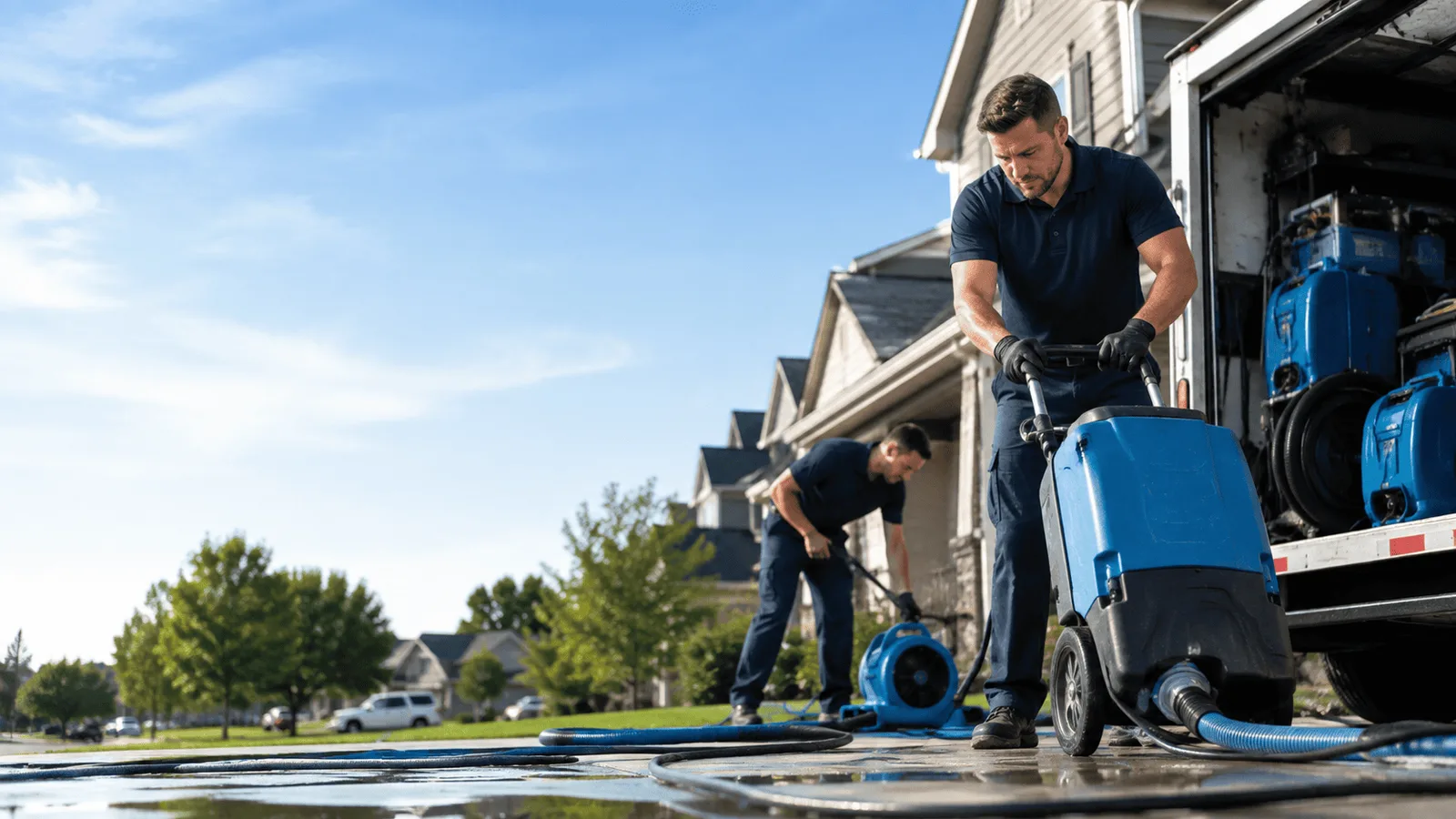 Dehumidification being performed in Elmer City, WA